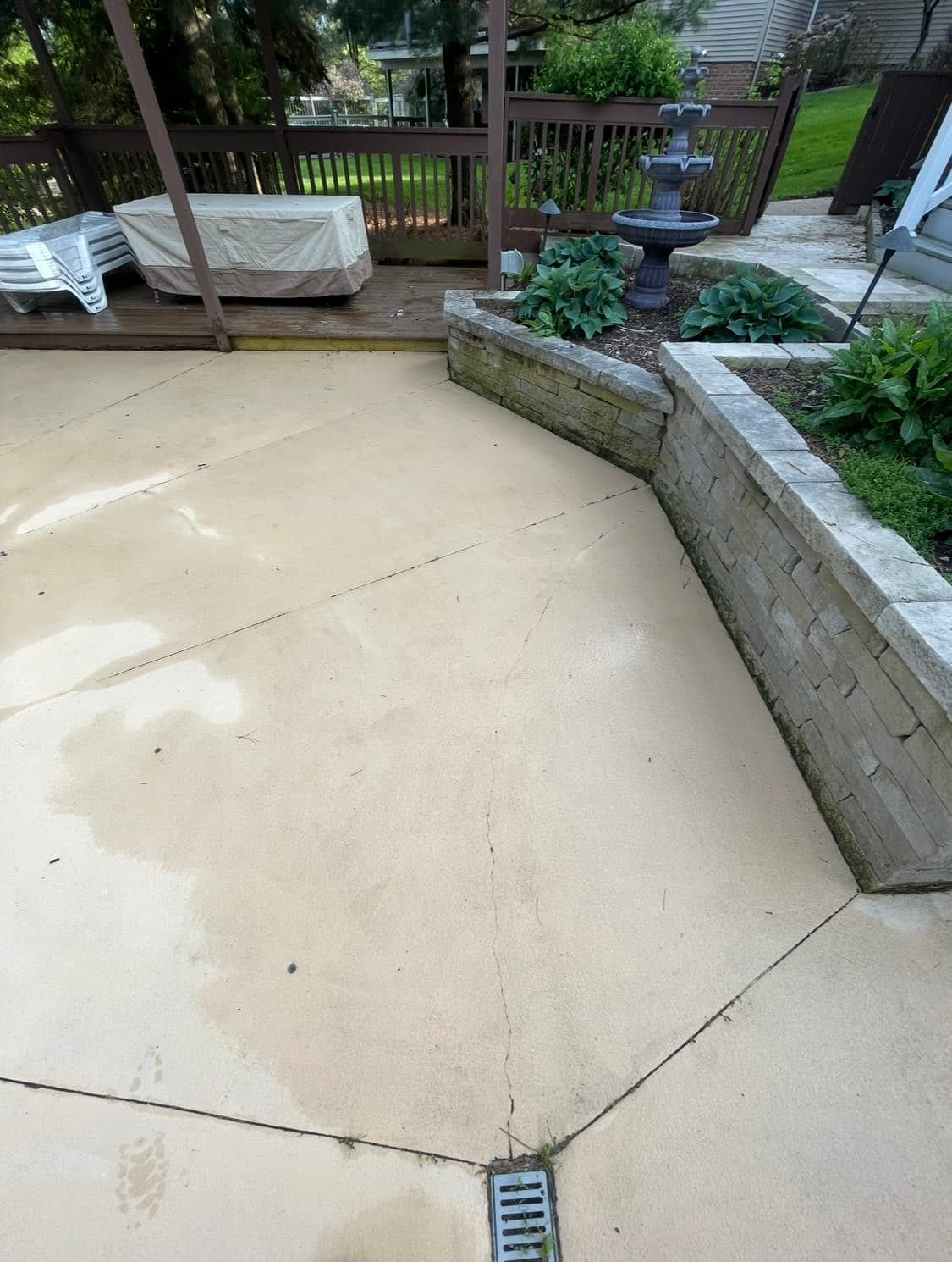 After — Pool Walkway